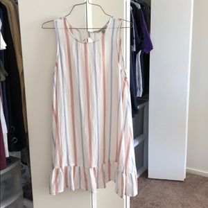 Striped Beach Styled Dress